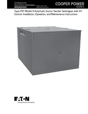Eaton COOPER POWER PST 9 Installation, Operation And Maintenance Instructions