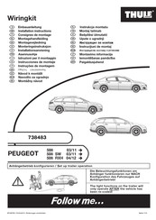 Thule 738483 Installation Instructions Manual