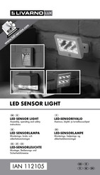 LIVARNO LUX 112105 Assembly, Operating And Safety Instructions