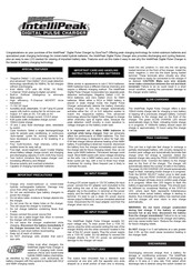 Duratrax IntelliPeak Quick Start Manual