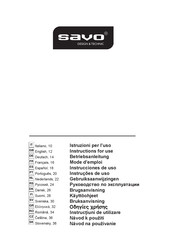 Savo CH-67 Instructions For Use Manual