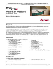 Accom WSD/HDe Installation Procedure