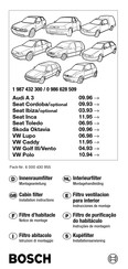 Bosch 0 986 628 509 Installation Instructions Manual