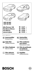 Bosch 1 987 432 003 Installation Instructions Manual