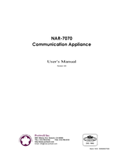 Portwell NAR-7070 User Manual