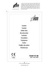 Team International TEAM TO 48 Operating Instructions Manual