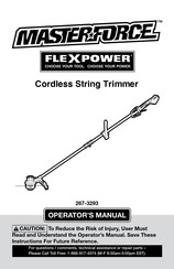 MasterForce FlexPower 267-3293 Operator's Manual