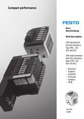 Festo CPV10-GE-ASI-4E3A-Z M8 Brief Description