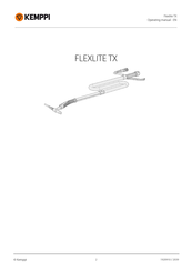 Kemppi FLEXLITE TX 133GF Operating Manual