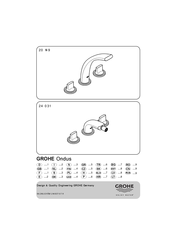 Grohe Ondus 24 031 Manual