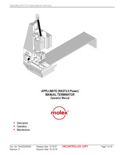 molex 622030000 Operation Manual