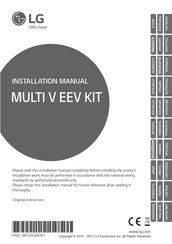 Lg MULTI V EEV KIT AIR Installation Manual