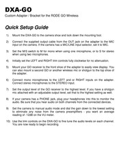 Beachtek DXA-GO Quick Setup Manual