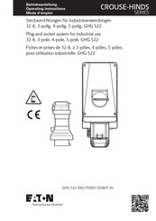 Eaton GHG 522 Operating Instructions Manual