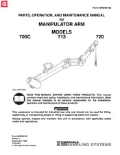 Ingersoll-Rand 713 Parts, Operation And Maintenance Manual