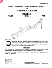 Ingersoll-Rand 700C Parts, Operation And Maintenance Manual