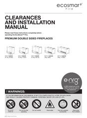 EcoSmart Fire 650DB Clearances And Installation Manual