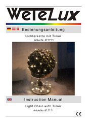 Wetelux 87 77 71 Instruction Manual