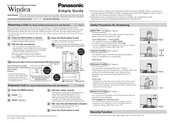 Panasonic Windea VGDT18543W Simple Manual