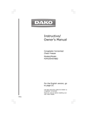 DAKO FDM200HSYBB2 Owner's Manual