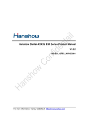hanshow Stellar-XXXXL E31 Series Product Manual