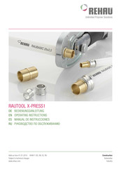 Rehau 12221641001 Operating Instructions Manual