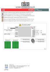 Ditec RO2H Installation Handbook