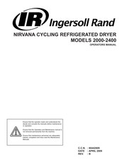 Ingersoll-Rand 2400 Operator's Manual