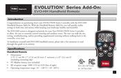 Toro EVOLUTION Series Quick Start Manual