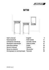 Micropower MTM User Manual