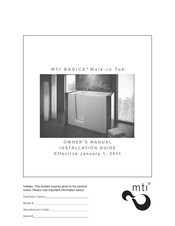 MTI BASICS Series Owner's Manual