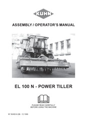 KUHN EL 100 N Assembly & Operators Manual