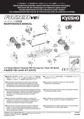 Kyosho Fazer VEi KT-231P Maintenance Manual