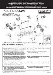 Kyosho Fazer VEi Series Maintenance Manual