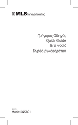 MLS iQS801 Quick Manual
