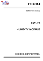 Hioki 2301-20 Instruction Manual