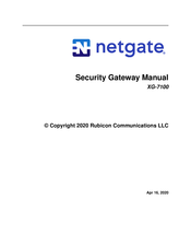 Rubicon netgate XG-7100 Manual