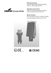 Cooper Crouse-Hinds GHG 514 Operating Instructions Manual