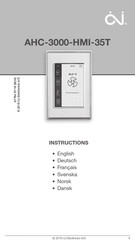 OJ Electronics AHC-3000-HMI-35T Instructions Manual