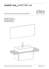 Clou match me CL/07.56.003.61 Installation Instructions Manual