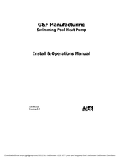 G&F Manufacturing Gulfstream HE125RA Install & Operation Manual