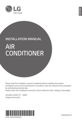 LG ARNU24GTLC4 Installation Manual