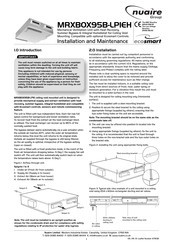 Nuaire Group MRXBOX95B-LP1EH Installation And Maintenance Manual