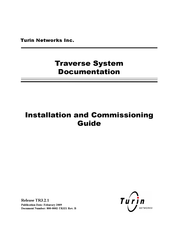 Turin Networks TransNav Installation And Commissioning Manual