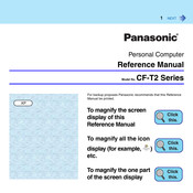 Panasonic CF-T2F Reference Manual