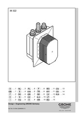 Grohe 36 322 Installation Instructions Manual