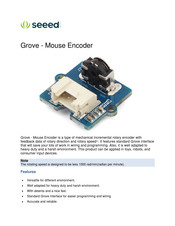 Seeed Grove - Mouse Encoder Quick Start Manual