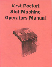 Mills Vest Pocket Slot Machine 423-C Operator's Manual