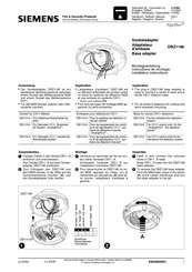 Siemens AlgoRex DBZ1196 Manual