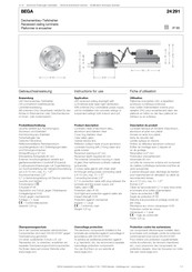 Bega 24 291 Instructions For Use